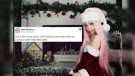 sex belle delphine|Christmas sex tape